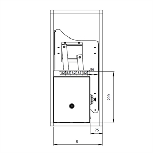 Bộ rổ chén đĩa di động Hafele 504.76.143